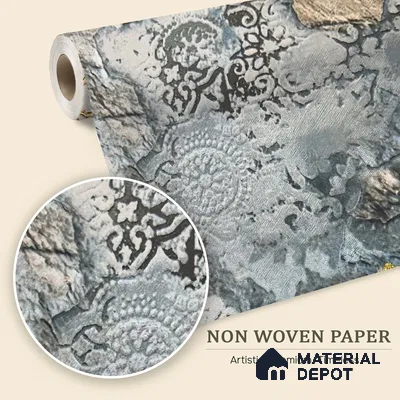 MH 278 | 10 Meter x 21 Inches Patterned Look Wallpaper - 57.37 Sq. Ft.