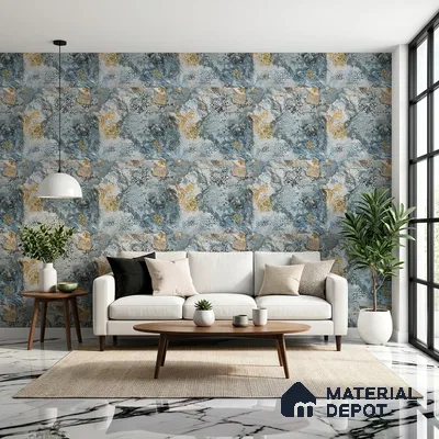 MH 278 | 10 Meter x 21 Inches Patterned Look Wallpaper - 57.37 Sq. Ft.