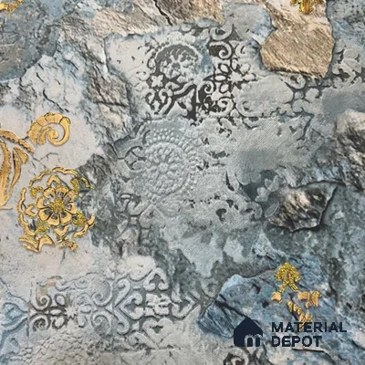 MH 278 | 10 Meter x 21 Inches Patterned Look Wallpaper - 57.37 Sq. Ft.