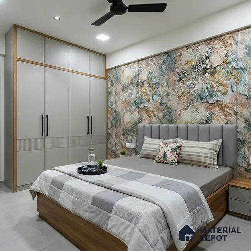 MH 277 | 10 Meter x 21 Inches Marble Look Wallpaper - 57.37 Sq. Ft. | Minimum 10% wastage during installation