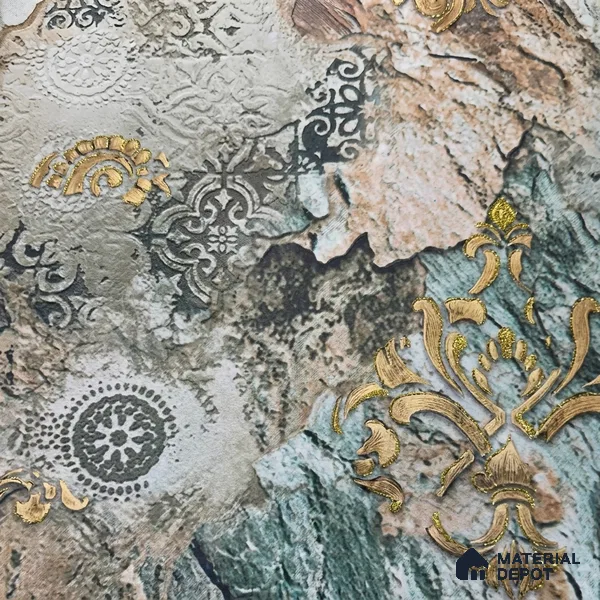 MH 277 | 10 Meter x 21 Inches Marble Look Wallpaper - 57.37 Sq. Ft. | Minimum 10% wastage during installation