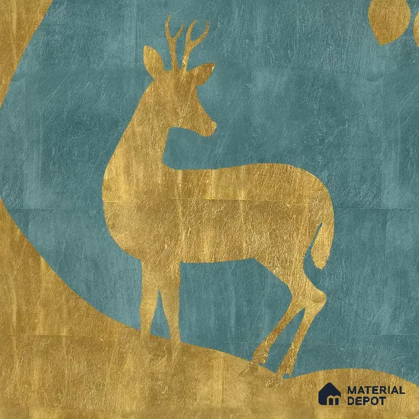 Blue Pichwai Tree of Life Sandstone Wallpaper for Pooja and Living Rooms