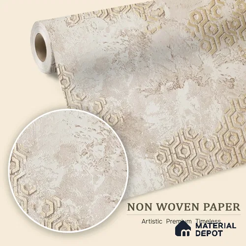 MH 220 | 10 Meter x 21 Inches Patterned Look Wallpaper - 57.37 Sq. Ft.