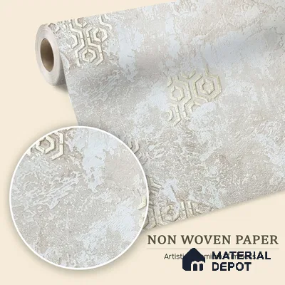 MH 219 | 10 Meter x 21 Inches Patterned Look Wallpaper - 57.37 Sq. Ft.