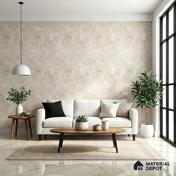 MH 219 | 10 Meter x 21 Inches Patterned Look Wallpaper - 57.37 Sq. Ft.
