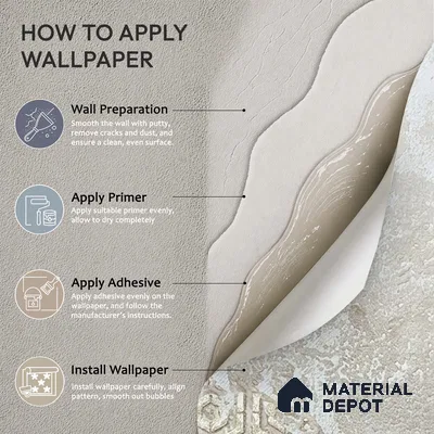 MH 219 | 10 Meter x 21 Inches Patterned Look Wallpaper - 57.37 Sq. Ft.