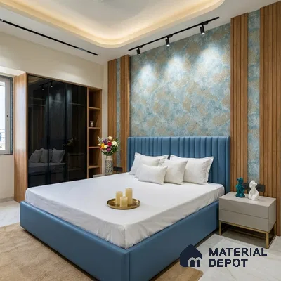 MH 216 | 10 Meter x 21 Inches Marble Look Wallpaper - 57.37 Sq. Ft. | Minimum 10% wastage during installation