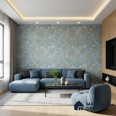 MH 216 | 10 Meter x 21 Inches Marble Look Wallpaper - 57.37 Sq. Ft. | Minimum 10% wastage during installation