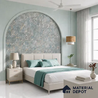 MH 265 | 10 Meter x 21 Inches Marble Look Wallpaper - 57.37 Sq. Ft.