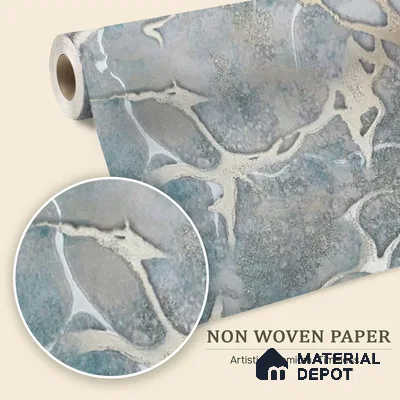 MH 265 | 10 Meter x 21 Inches Marble Look Wallpaper - 57.37 Sq. Ft.