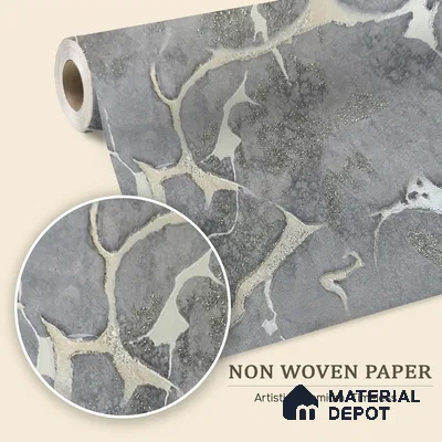 MH 267 | 10 Meter x 21 Inches Marble Look Wallpaper - 57.37 Sq. Ft.