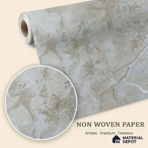MH 264 | 10 Meter x 21 Inches Marble Look Wallpaper - 57.37 Sq. Ft. | Minimum 10% wastage during installation