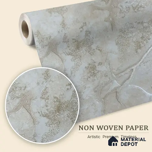 MH 264 | 10 Meter x 21 Inches Marble Look Wallpaper - 57.37 Sq. Ft. | Minimum 10% wastage during installation
