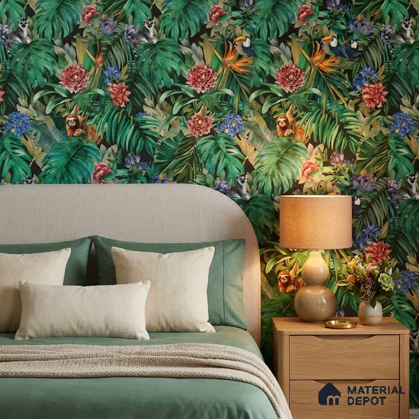 74067-2 | 5 Meter x 42 Inches Florals Look Wallpaper - 57 Sq. Ft. | Minimum 15% wastage during installation