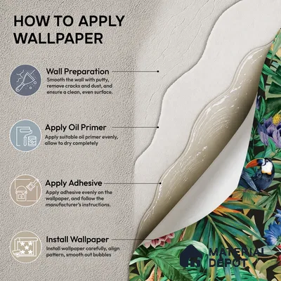 74067-2 | 5 Meter x 42 Inches Florals Look Wallpaper - 57 Sq. Ft. | Minimum 15% wastage during installation