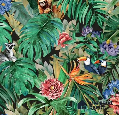 74067-2 | 5 Meter x 42 Inches Florals Look Wallpaper - 57 Sq. Ft. | Minimum 15% wastage during installation