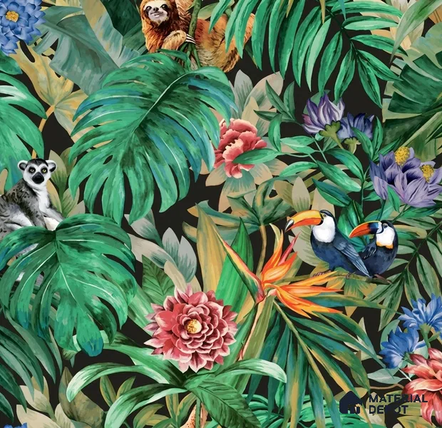 74067-2 | 5 Meter x 42 Inches Florals Look Wallpaper - 57 Sq. Ft. | Minimum 15% wastage during installation