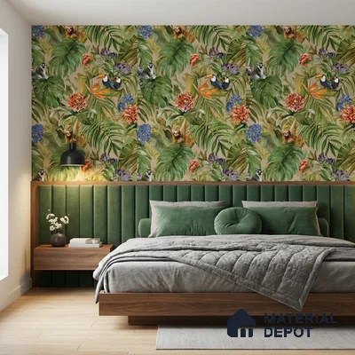 74067-1 | 5 Meter x 42 Inches Florals Look Wallpaper - 57 Sq. Ft.  | Minimum 15% wastage during installation