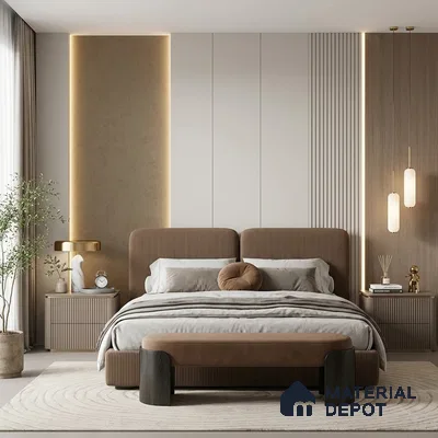 12140 | 5 Meter x 42 Inches Fabric Look Wallpaper - 57.41 Sq. Ft. | Minimum 10% wastage during installation