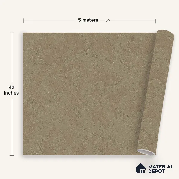 12140 | 5 Meter x 42 Inches Fabric Look Wallpaper - 57.41 Sq. Ft. | Minimum 10% wastage during installation