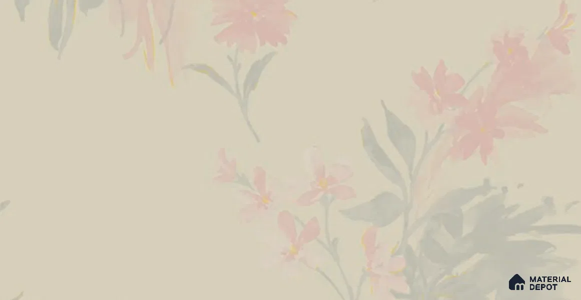 SY1176 F | 10 Meter x 21 Inches Florals Look Wallpaper - 57.37 Sq. Ft. | Minimum 15% wastage during installation