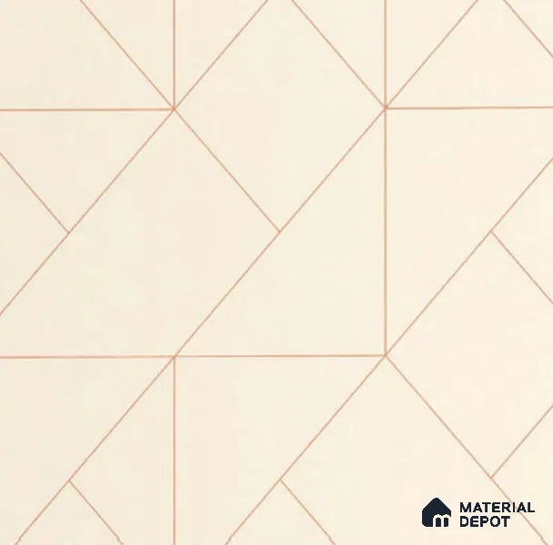 89952323 | 10 Meter x 21 Inches Geometric Look Wallpaper - 57.37 Sq. Ft. | Minimum 15% wastage during installation