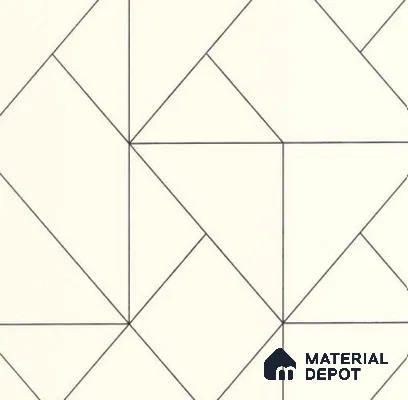 89951904 | 10 Meter x 21 Inches Geometric Look Wallpaper - 57.37 Sq. Ft. | Minimum 15% wastage during installation