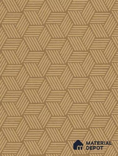 89942239 | Tan Cube Lattice Geometric Wallpaper - 10 Meter x 21 Inches, 57.37 Sq. Ft. (Min. 15% Wastage)