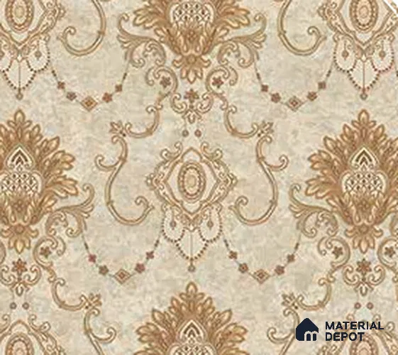 190903 | 5 Meter x 42 Inches Damask Look Wallpaper - 57.41 Sq. Ft.