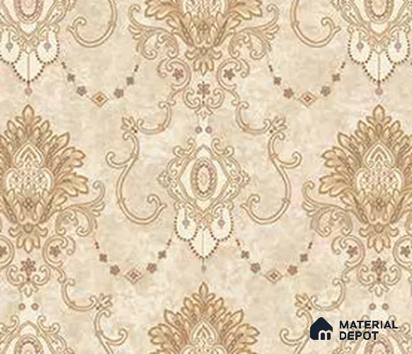 190905 | 5 Meter x 42 Inches Damask Look Wallpaper - 57.41 Sq. Ft.