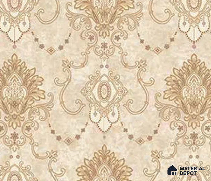 190905 | 5 Meter x 42 Inches Damask Look Wallpaper - 57.41 Sq. Ft.