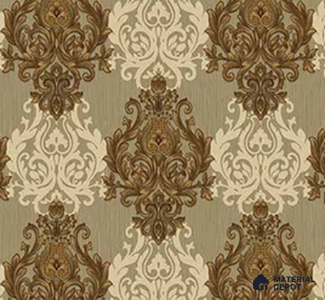 190930 | 5 Meter x 42 Inches Damask Look Wallpaper - 57.41 Sq. Ft.