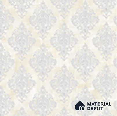 FA29115 | 10 Meter x 21 Inches Damask Look Wallpaper - 57.37 Sq. Ft. | Minimum 15% wastage during installation