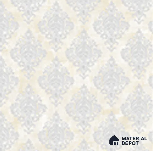 FA29115 | 10 Meter x 21 Inches Damask Look Wallpaper - 57.37 Sq. Ft. | Minimum 15% wastage during installation