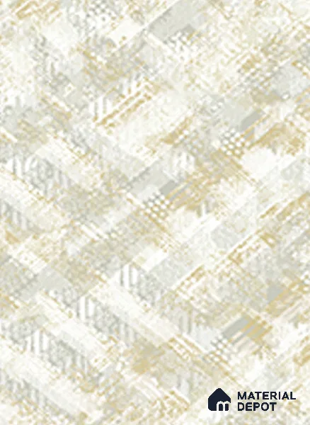 FA37601 | Cream Brushed Lattice Textured Wallpaper - 10 Meter x 21 Inches, 57.37 Sq. Ft. (Min. 15% Wastage)