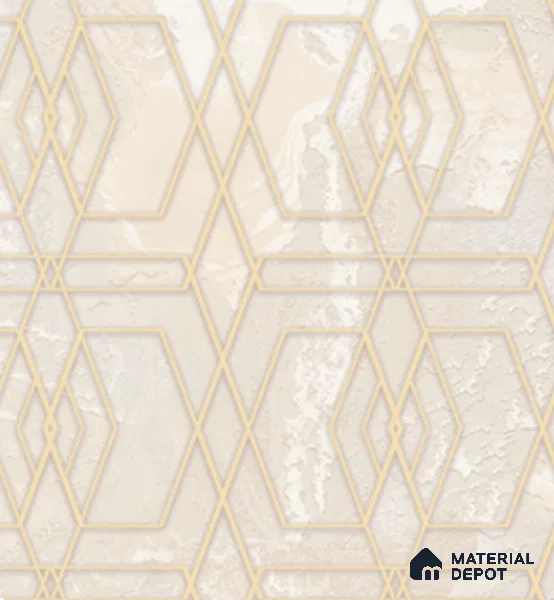 4002 | 10 Meter x 21 Inches Patterned Look Wallpaper - 57.41 Sq. Ft. | Minimum 15% wastage during installation