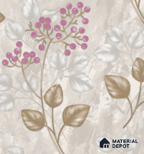 4018 | 10 Meter x 21 Inches Florals Look Wallpaper - 57.41 Sq. Ft. | Minimum 15% wastage during installation