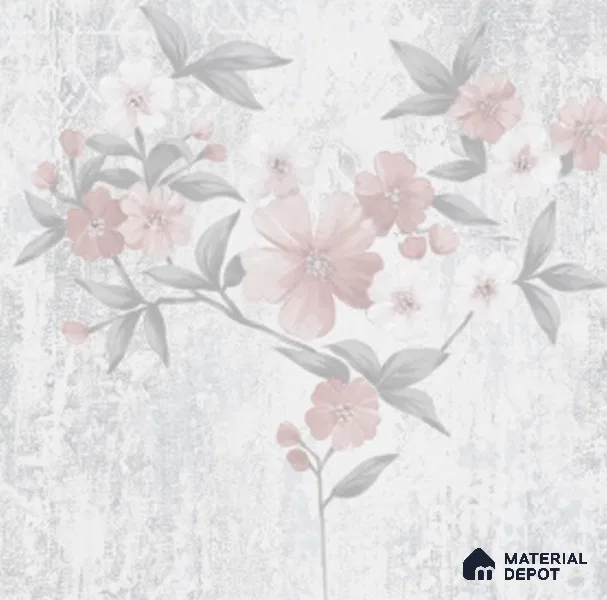 4034 | Ash Blush Blossom Branch Floral Wallpaper - 10 Meter x 21 Inches, 57.41 Sq. Ft. (Min. 15% Wastage)