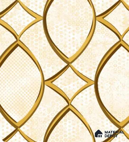 4049 | 10 Meter x 21 Inches Geometric Look Wallpaper - 57.41 Sq. Ft. | Minimum 15% wastage during installation