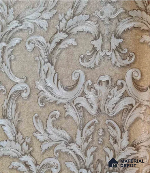 10051-3 | 17 ft x 3.7 ft (44.4 Inches) Patterned Look Wallpaper - 62.9 Sq. Ft. | Minimum 15% wastage during installation