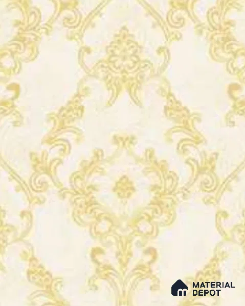 81386-3 | 5 Meter x 42 Inches Damask Look Wallpaper - 57 Sq. Ft. | Minimum 15% wastage during installation