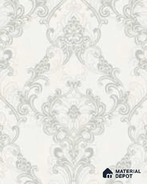 81385-1 | 5 Meter x 42 Inches Damask Look Wallpaper - 57 Sq. Ft. | Minimum 15% wastage during installation
