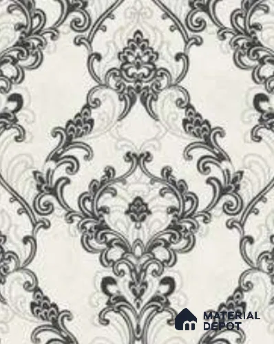 81385-2 | 5 Meter x 42 Inches Damask Look Wallpaper - 57 Sq. Ft. | Minimum 15% wastage during installation