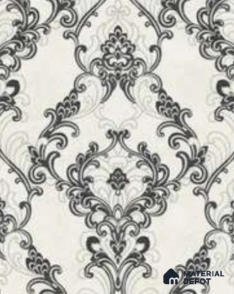 81385-2 | 5 Meter x 42 Inches Damask Look Wallpaper - 57 Sq. Ft. | Minimum 15% wastage during installation