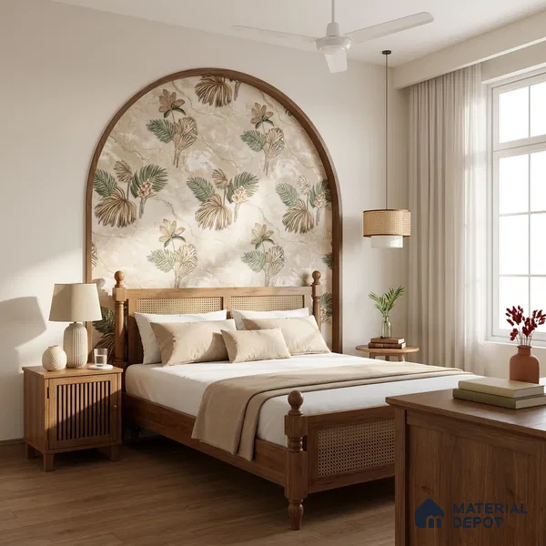 MH 283 | 10 Meter x 21 Inches Marble Look Wallpaper - 57.37 Sq. Ft. | Minimum 10% wastage during installation