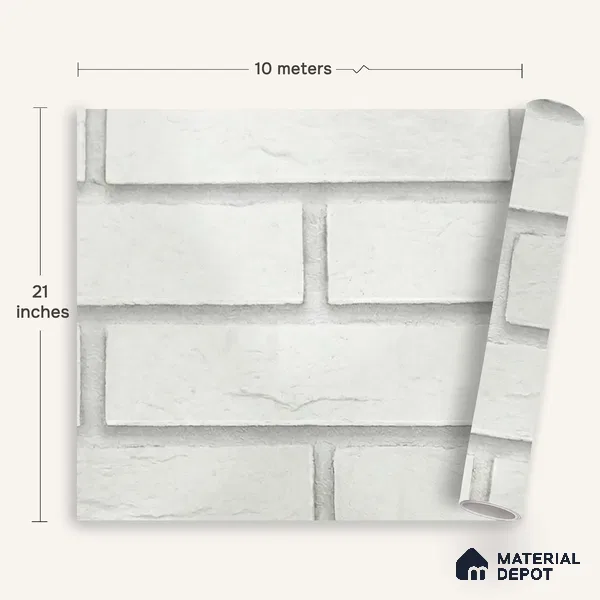 MH 251 | 10 Meter x 21 Inches Stone Look Wallpaper - 57.37 Sq. Ft.