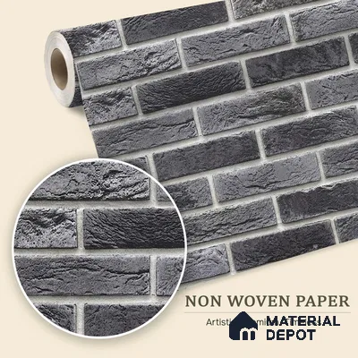 MH 250 | 10 Meter x 21 Inches Stone Look Wallpaper - 57.37 Sq. Ft.