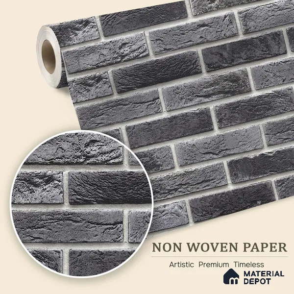 MH 250 | 10 Meter x 21 Inches Stone Look Wallpaper - 57.37 Sq. Ft.