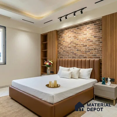 MH 252 | 10 Meter x 21 Inches Stone Look Wallpaper - 57.37 Sq. Ft.