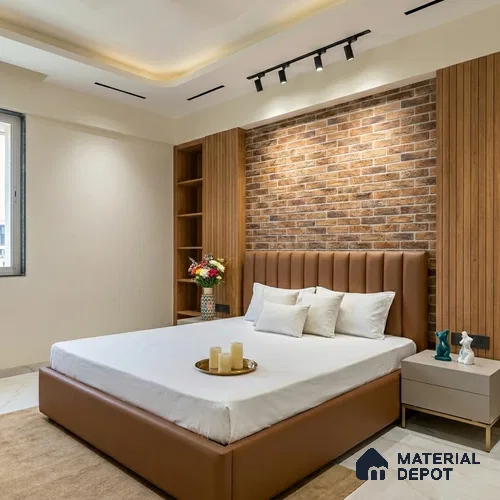 MH 252 | 10 Meter x 21 Inches Stone Look Wallpaper - 57.37 Sq. Ft.